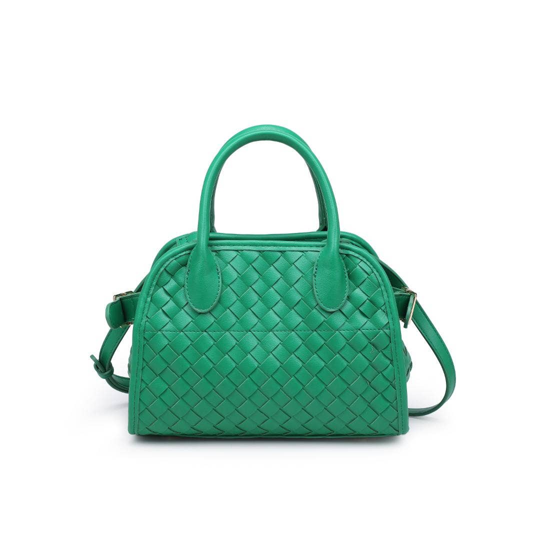 Kristie Woven Crossbody: Chocolate