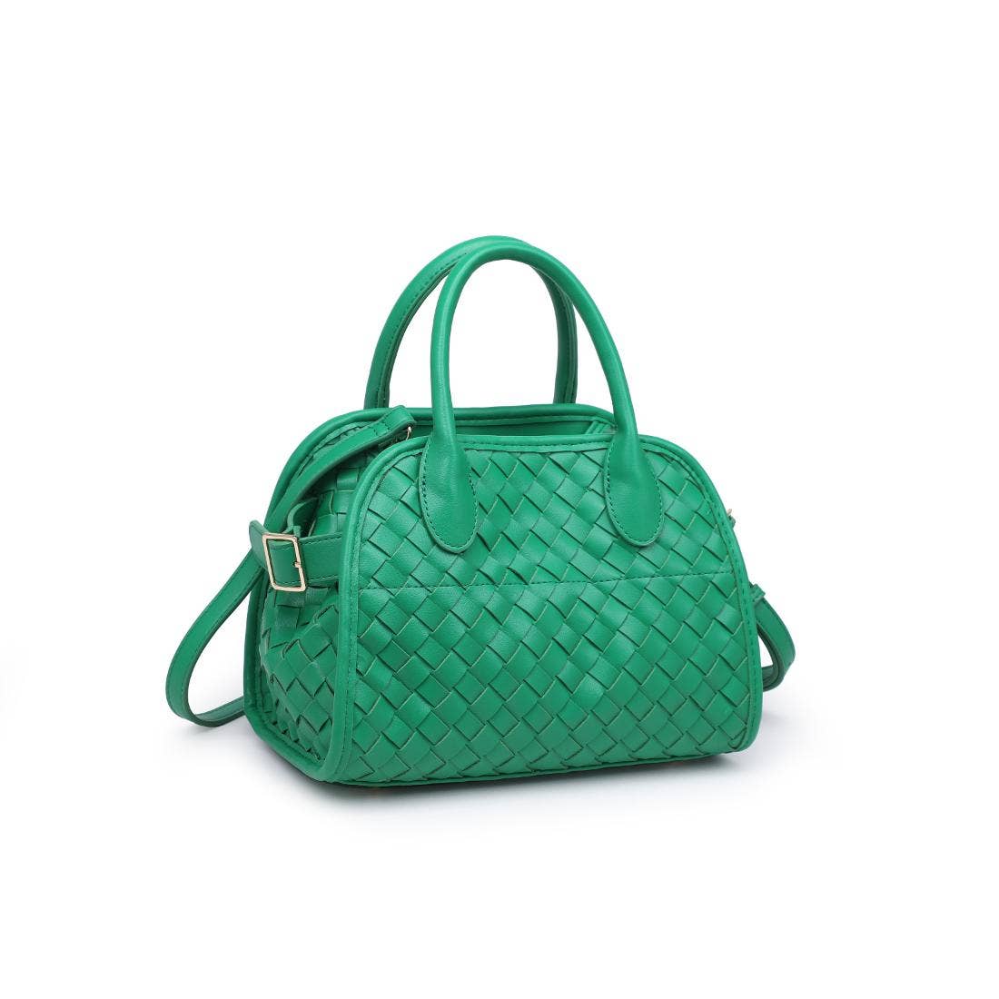 Kristie Woven Crossbody: Chocolate