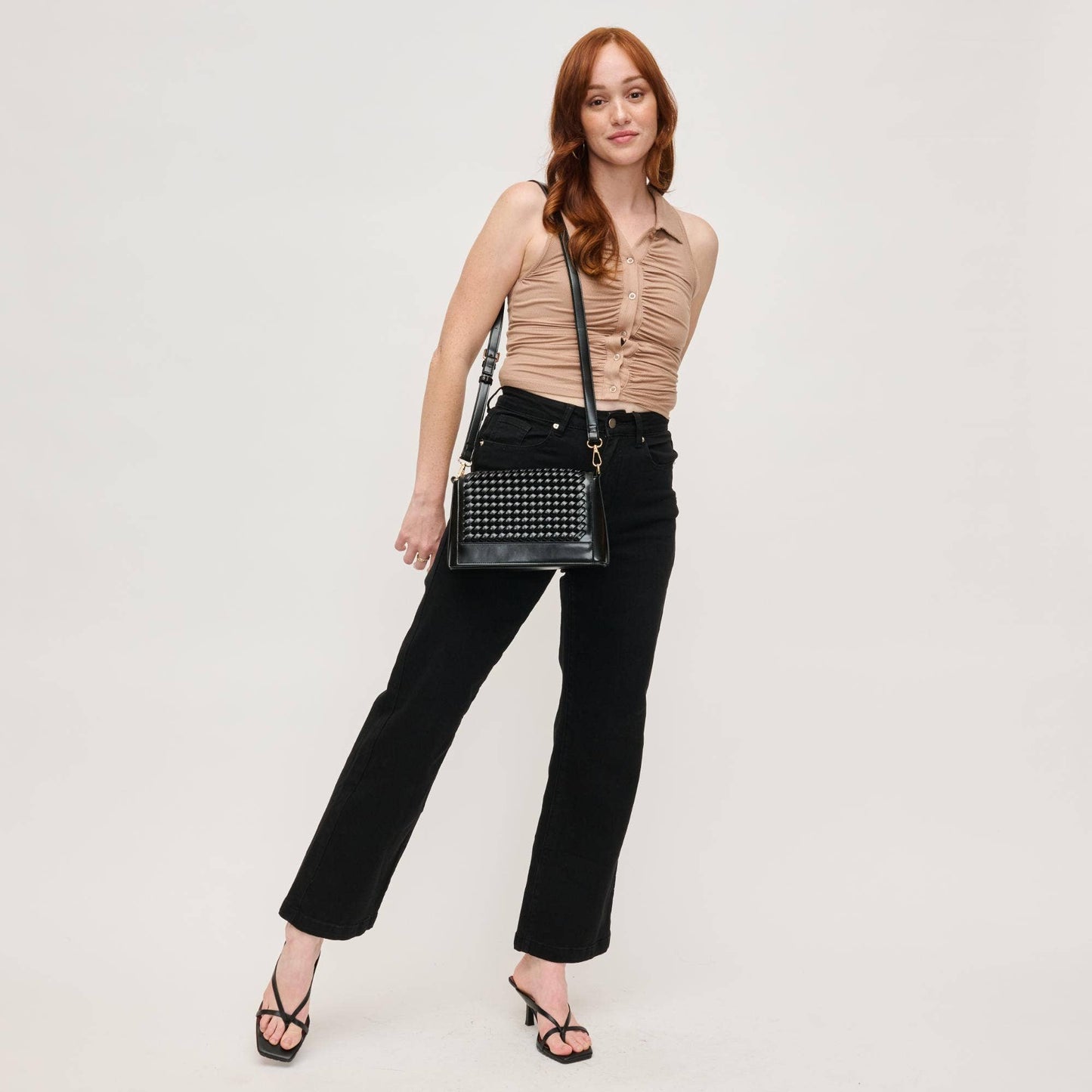 Nina Crossbody: Black