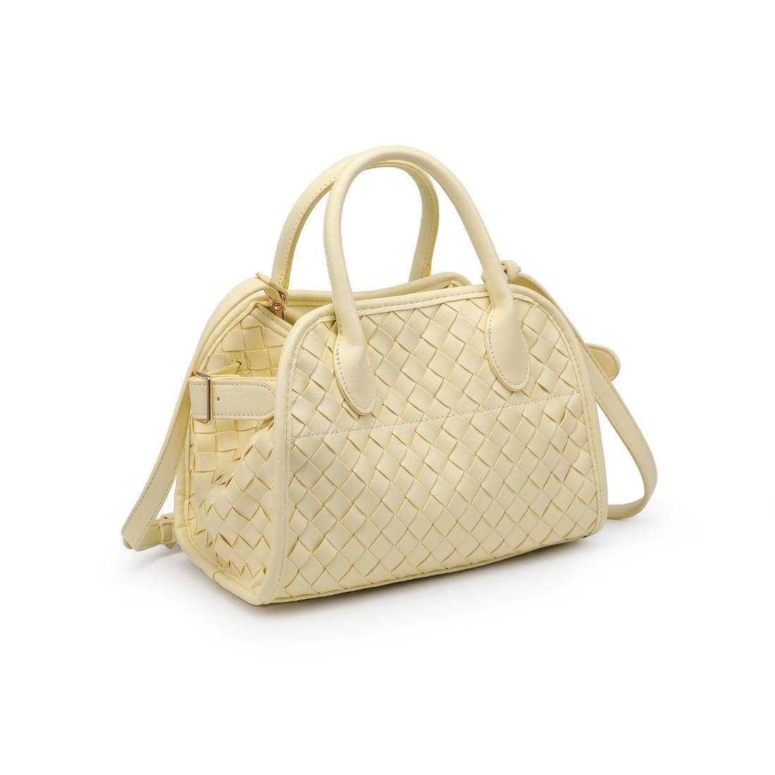 Kristie Woven Crossbody: Tan