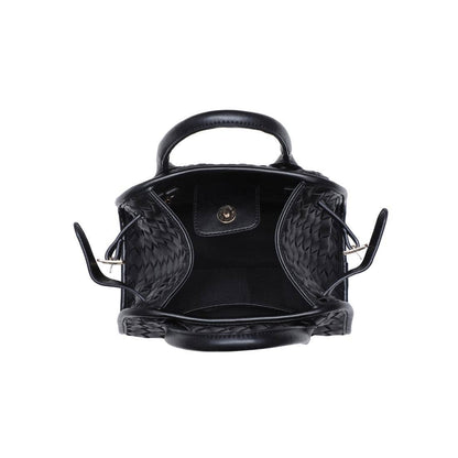 Kristie Woven Crossbody: Tan