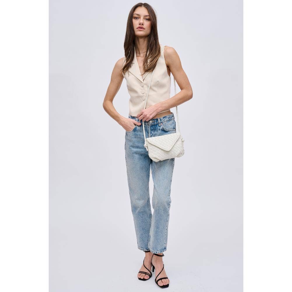 Kylo Woven Crossbody: Oatmilk