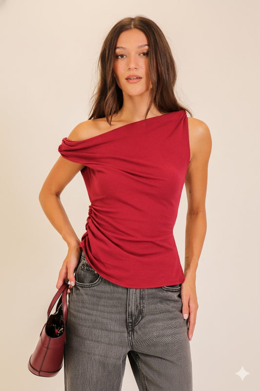 Nicolette Red Top
