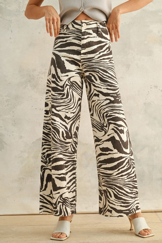 Zebra Stretch Pants