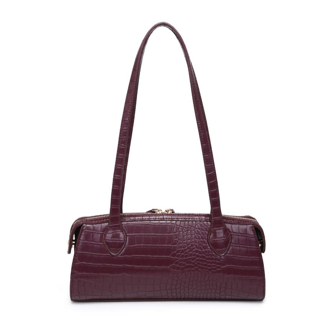 Nessa Shoulder Bag: Wine
