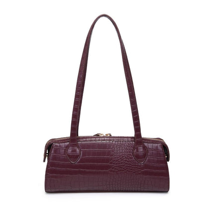 Nessa Shoulder Bag: Wine