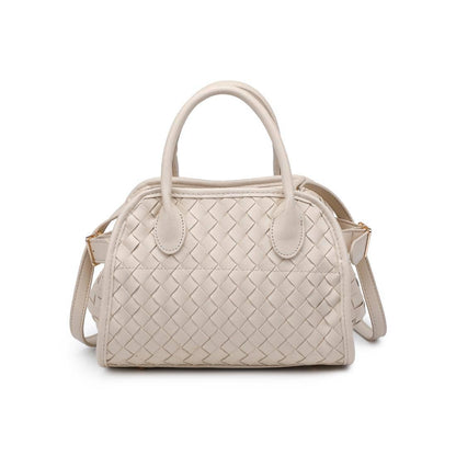 Kristie Woven Crossbody: Chocolate