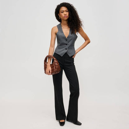 Noreen Woven Clutch: Oatmilk