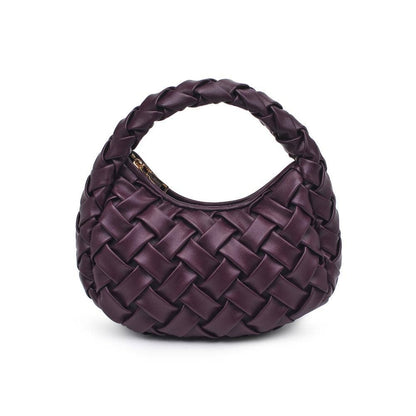 Noreen Woven Clutch: Oatmilk