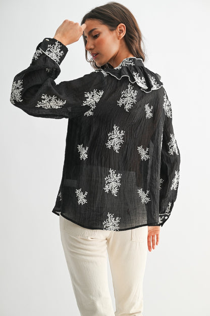 Reign Embroidered Blouse