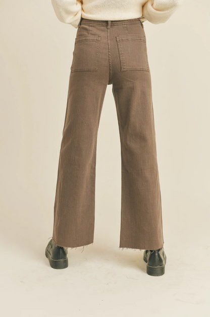 Brown Stretch Pants