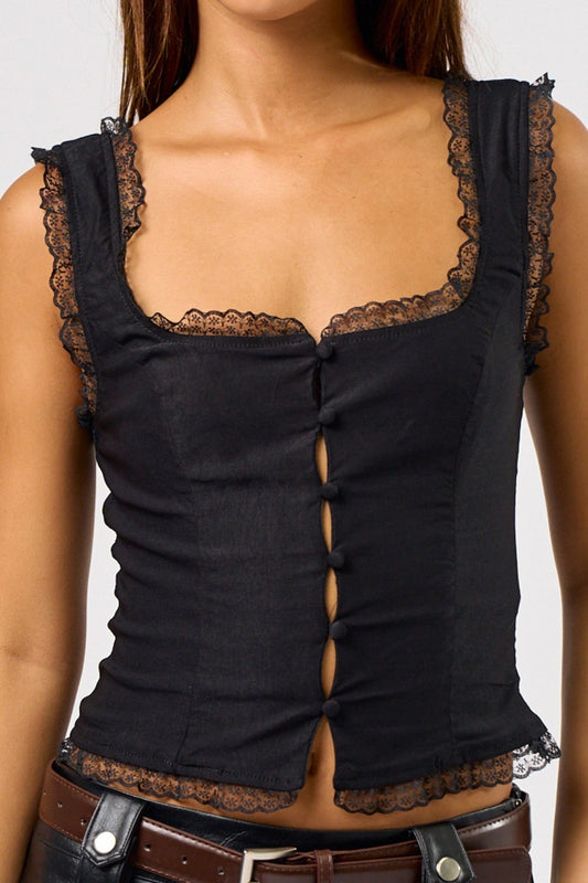 Korey Corset Lace Top
