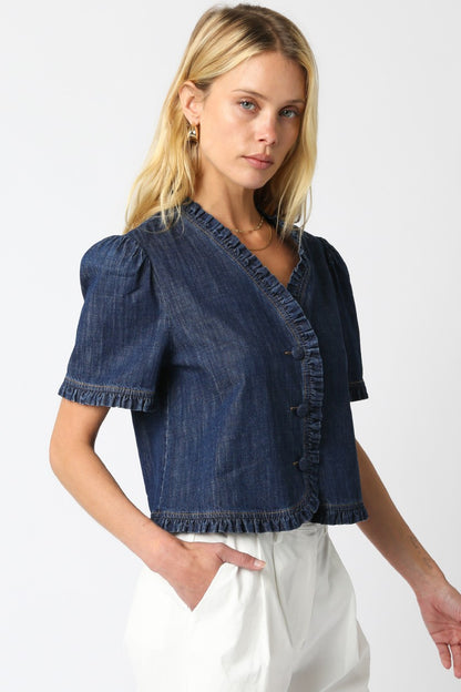 Darla Denim Top