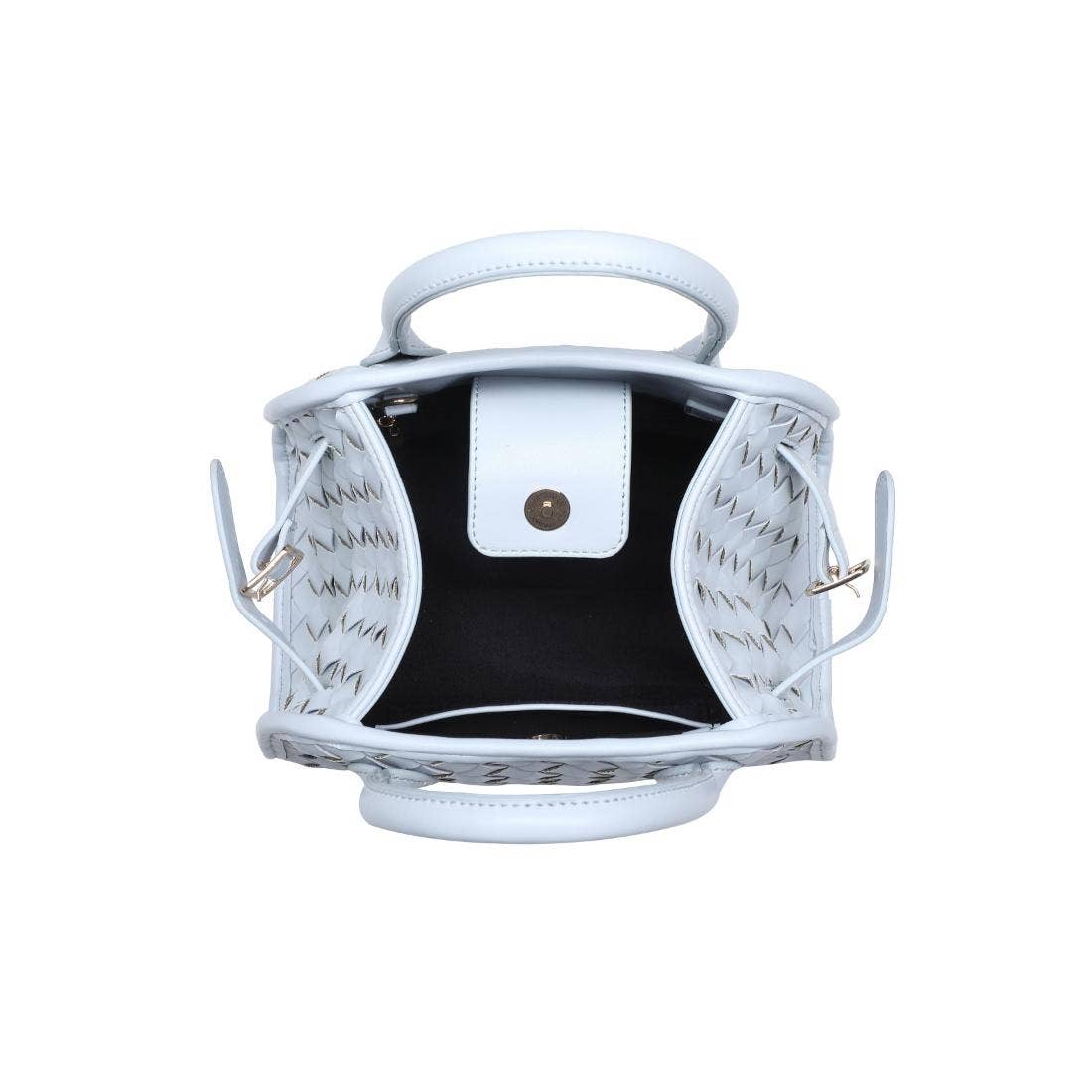 Kristie Woven Crossbody: Chocolate