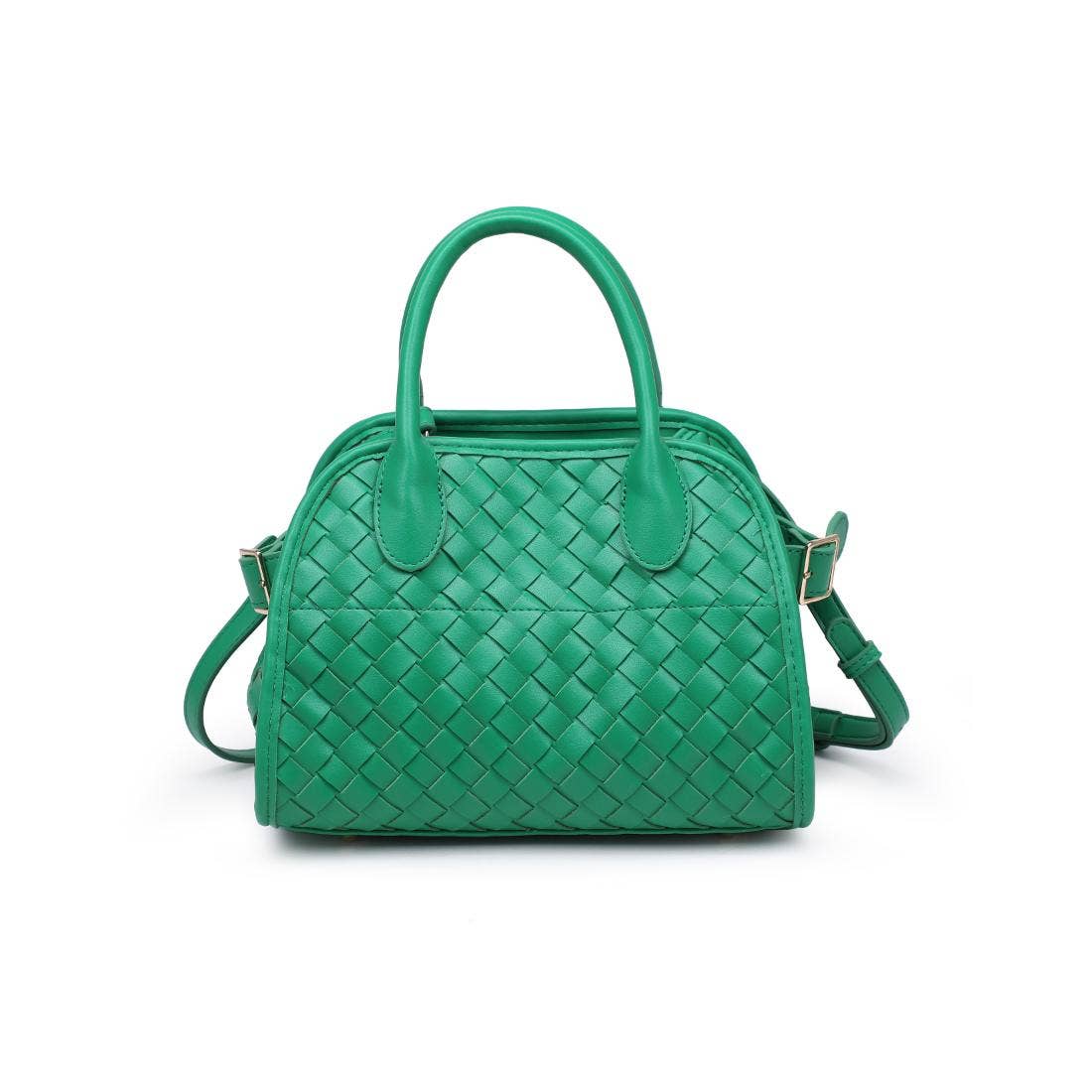 Kristie Woven Crossbody: Chocolate