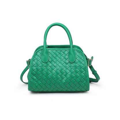 Kristie Woven Crossbody: Chocolate