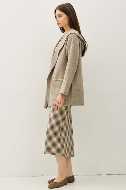 Mocha Relaxed Cardigan