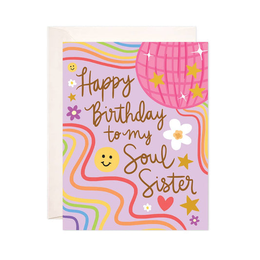 Soul Sister Birthday Card